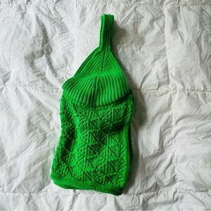 Zara green knitted tank top